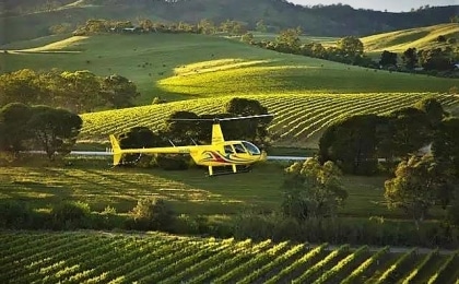 hélicoptère barossa valley